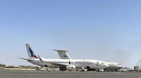 Sudanın paytaxtına 1023 gündən sonra ilk dəfə sərnişin təyyarəsi eniş endi