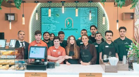 Alena Əliyeva “Kaşalata” kafedə - FOTO