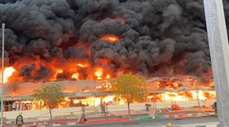 Tehran bazarında güclü yanğın - VİDEO