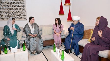 Leyla Əliyeva Əbu-Dabidə "İnsan Qardaşlığı Məclisi" tədbirində İŞTİRAK EDİB - FOTO