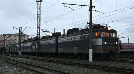 Növbəti taxıl yüklü qatar Azərbaycandan tranzit keçməklə Ermənistana yola düşür - FOTO/VİDEO