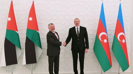 Kral II Abdullah İlham Əliyevi TƏBRİK ETDİ