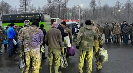 Rusiya və Ukrayna hərbi əsirləri dəyişdi