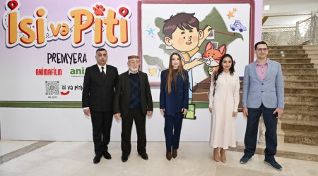 Gəncədə &ldquo;İsi və Piti&rdquo; animasiya serialının premyerası oldu - FOTO