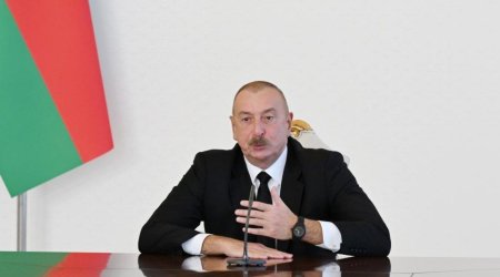 Prezident: &ldquo;Kəmərlərin inşasında təcrübəmizi diqqətə alsaq, biz bəlkə də ölkələri bir araya gətirən yeganə ölkəyik&rdquo; - VİDEO