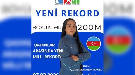 Lamiyə Vəliyeva Azərbaycan rekorduna İMZA ATDI