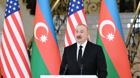 İlham Əliyev: “Tramp marşrutu regionda sülhü gücləndirəcək” - VİDEO