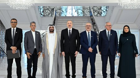 Ərəb Parlamentinin prezidenti İlham Əliyevin qəbulunda – FOTO