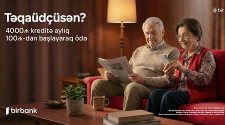 Birbank-dan təqaüdçülərə özəl sərfəli kredit təklifi