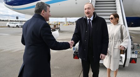 Prezident və birinci xanım Almaniyada səfərdədir &ndash; FOTO