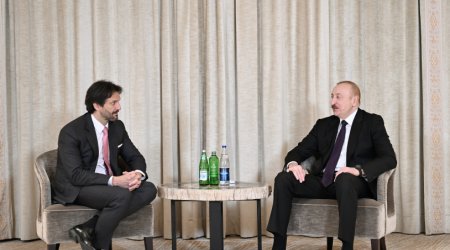 İlham Əliyev Münxendə Slovakiya Baş nazirinin müavini ilə görüşüb - FOTO