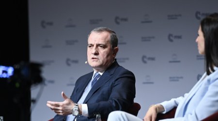 Ceyhun Bayramov Münxendə Tramp Marşrutu layihəsinin əhəmiyyətindən DANIŞDI