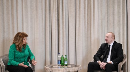 Prezident İlham Əliyev Münxendə Bolqarıstan prezidenti ilə görüşüb - FOTO