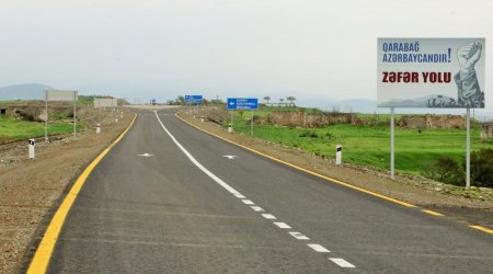 Azad olunmuş ərazilərdə 571 km-dən artıq yol bərpa edilib