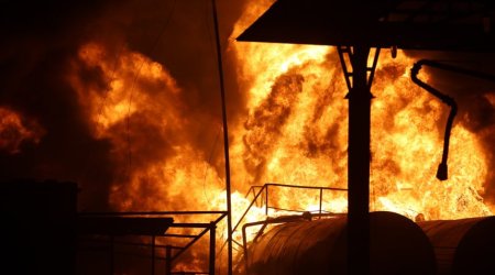 Rusiyada daha bir neft anbarına zərbə ENDİRİLDİ