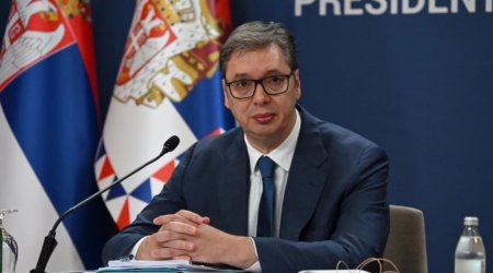 Vuçiçin adından verilən şam yeməyində "Ay Laçın" mahnısı - VİDEO