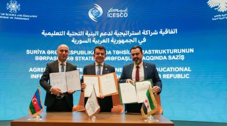 Azərbaycan Suriyada 10-a yaxın yeni məktəb TİKƏCƏK - FOTO