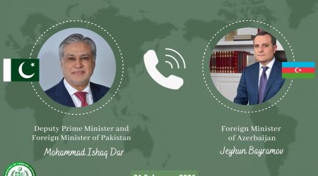 Azərbaycan və Pakistanın XİN başçıları arasında telefon danışığı olub - FOTO
