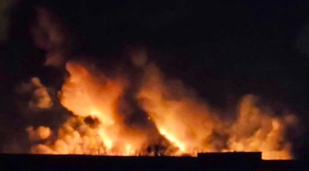 Rusiya Kiyevə raket və &ldquo;Şahed&rdquo;lərlə hücum etdi - VİDEO