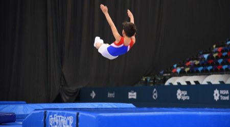 Batut gimnastikası: Maqsud Mahsudov - Hüseyn Abbasov cütlüyü 3-cü yerə çıxdı