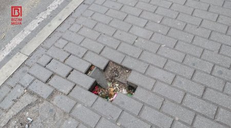 Paytaxtın mərkəzində BİABIRÇI MƏNZƏRƏ &ndash; Sakinlər TƏHLÜKƏ ilə ÜZ-ÜZƏ &ndash; FOTO