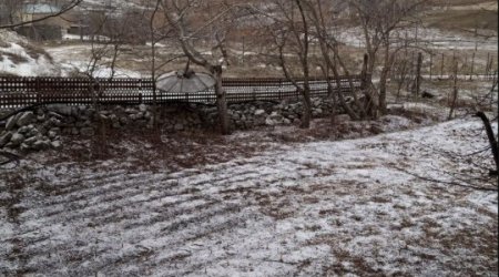 Şimal bölgəsinə qar yağır