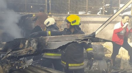 İranda helikopter qəzaya uğradı &ndash; FOTO/VİDEO