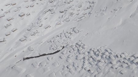 Qarın hündürlüyü 3 metri keçdi, evlər &ldquo;yoxa çıxdı&rdquo; - Fotolar