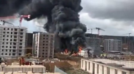 İstanbulda güclü yanğın &ndash; ANBAAN VİDEO