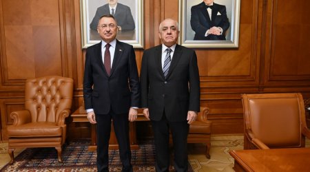 Əli Əsədov Fuat Oktayla görüşdü