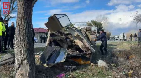 Şəkidə ağır QƏZA: Xəsarət alan var - FOTO/VİDEO