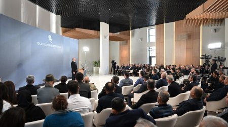 Prezident: Ermənistan dövlətinin vəhşiliklərini heç vaxt unutmamalıyıq