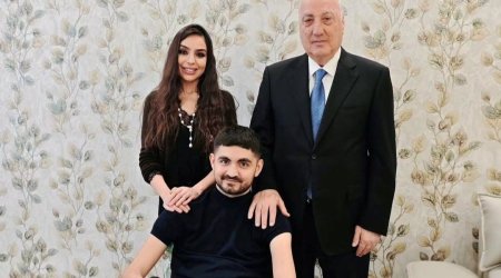 Leyla Əliyeva Vətən müharibəsi qazisini ziyarət etdi - FOTO