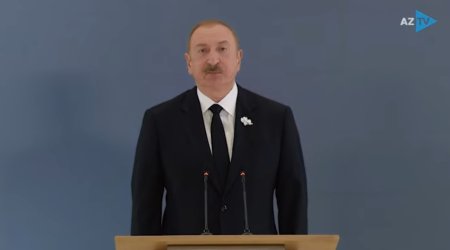 Prezidentdən MESAJ: “Bizim iradəmizə qarşı çıxanın başı əziləcək” - VİDEO