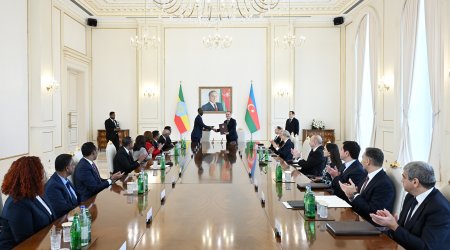 İlham Əliyevin Efiopiyanın Baş naziri ilə geniş tərkibdə GÖRÜŞÜ: Mühüm sənədlər imzalandı - FOTO