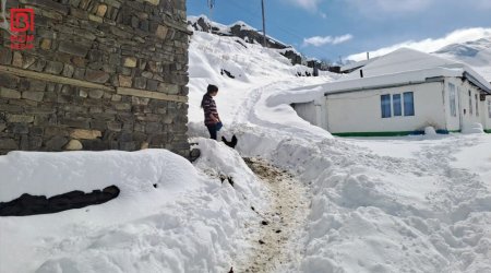 Xınalıq yolu BAĞLANDI &ndash; VİDEO