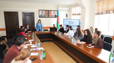 "Mediada Azərbaycan dili" mövzusunda təlimlərin növbəti mərhələsi KEÇİRİLDİ - FOTO