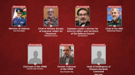 İranda 7 yüksək vəzifəli şəxs öldürülüb - SİYAHI