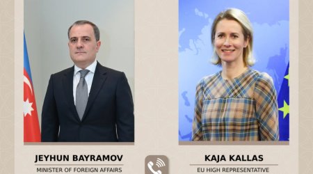 Ceyhun Bayramovla Kaya Kallas bölgədəki hərbi gərginliyi müzakirə ETDİ