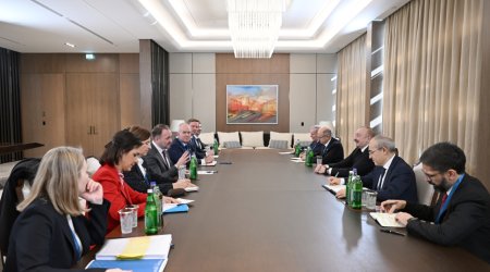 Avropa Komissiyasının komissarı İlham Əliyevin QƏBULUNDA &ndash; FOTO