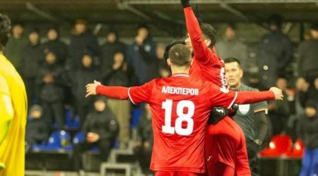 Azərbaycanlı futbolçu Qırğızıstanda qol vurdu