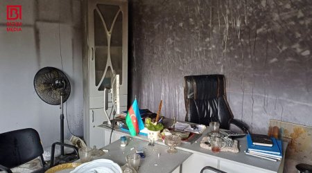 Qızılqayada YANĞIN &ndash; Yaralanan var &ndash; FOTO