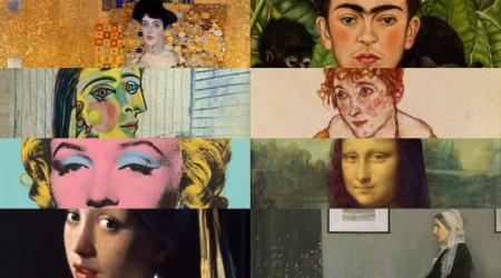 Dünya təsviri sənətində məşhur qadın obrazları - FOTO