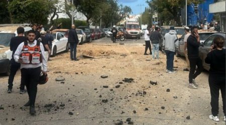 İsrail şəhərləri İranın raket zərbələrindən sonra &ndash; VİDEO