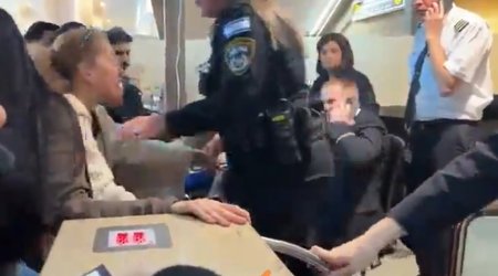 İranın raket zərbələrindən sonra Ben-Qurion hava limanında xaos - VİDEO