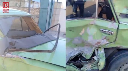 Tovuzda təcili tibbi yardım maşını qəzaya düşdü: Xəsarət alan var &ndash; FOTO