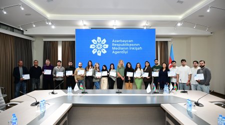 MEDİA multimedia məzmunlarının hazırlanması mövzusunda vörkşop keçirdi - FOTO