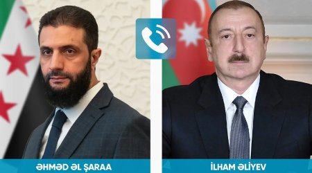 Əhməd Əl Şaraa İlham Əliyevə ZƏNG ETDİ - Yaxın Şərqdəki gərginlik müzakirə edildi