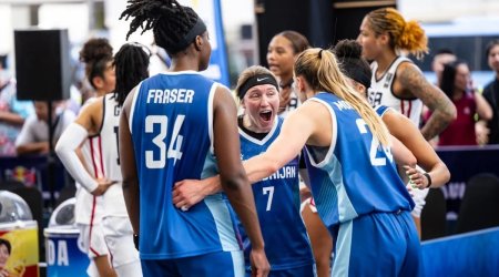 Azərbaycanın 3x3 basketbol millisi FIBA Çempionlar Kubokunda gümüş medal QAZANDI