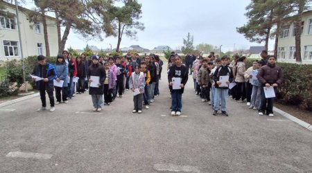 Kərkicahan qəsəbə məktəbində fənn müsabiqəsi KEÇİRİLDİ - FOTO